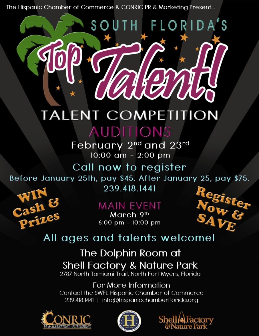 South Florida’s Top Talent Will be Held on February 23, 2013