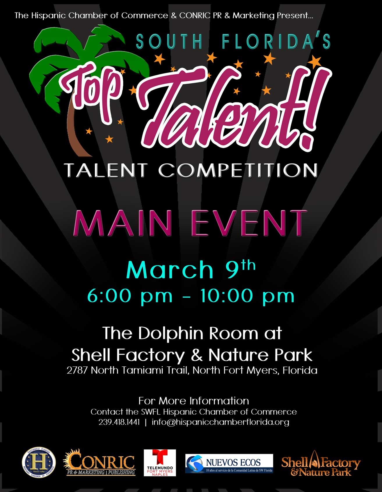 Everyone is Invited to Attend South Florida’s Top Talent! Competition Scheduled For March 9, 2013
