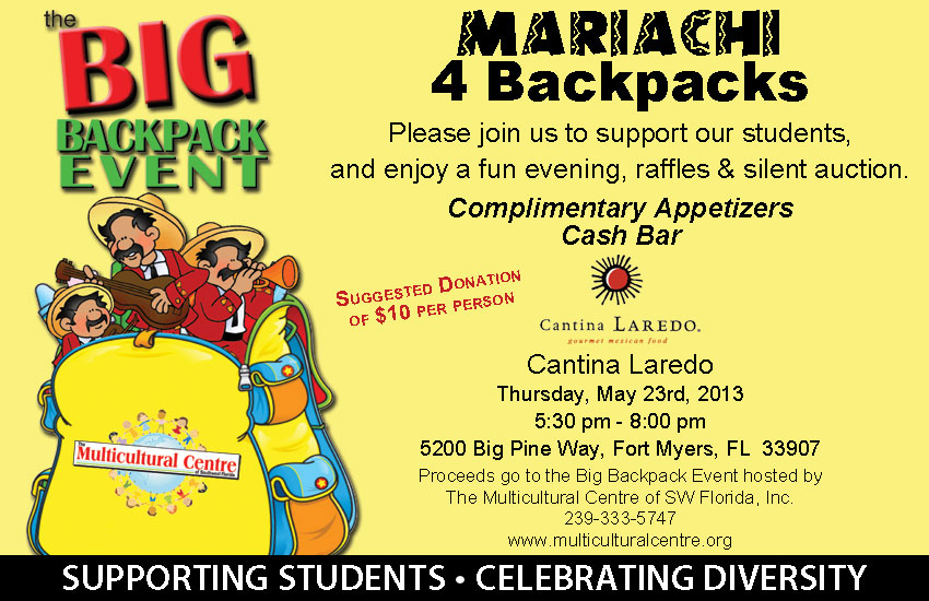 Mariachi 4 Backpacks FUNdraiser Helps Students with Their Back-To-School Needs