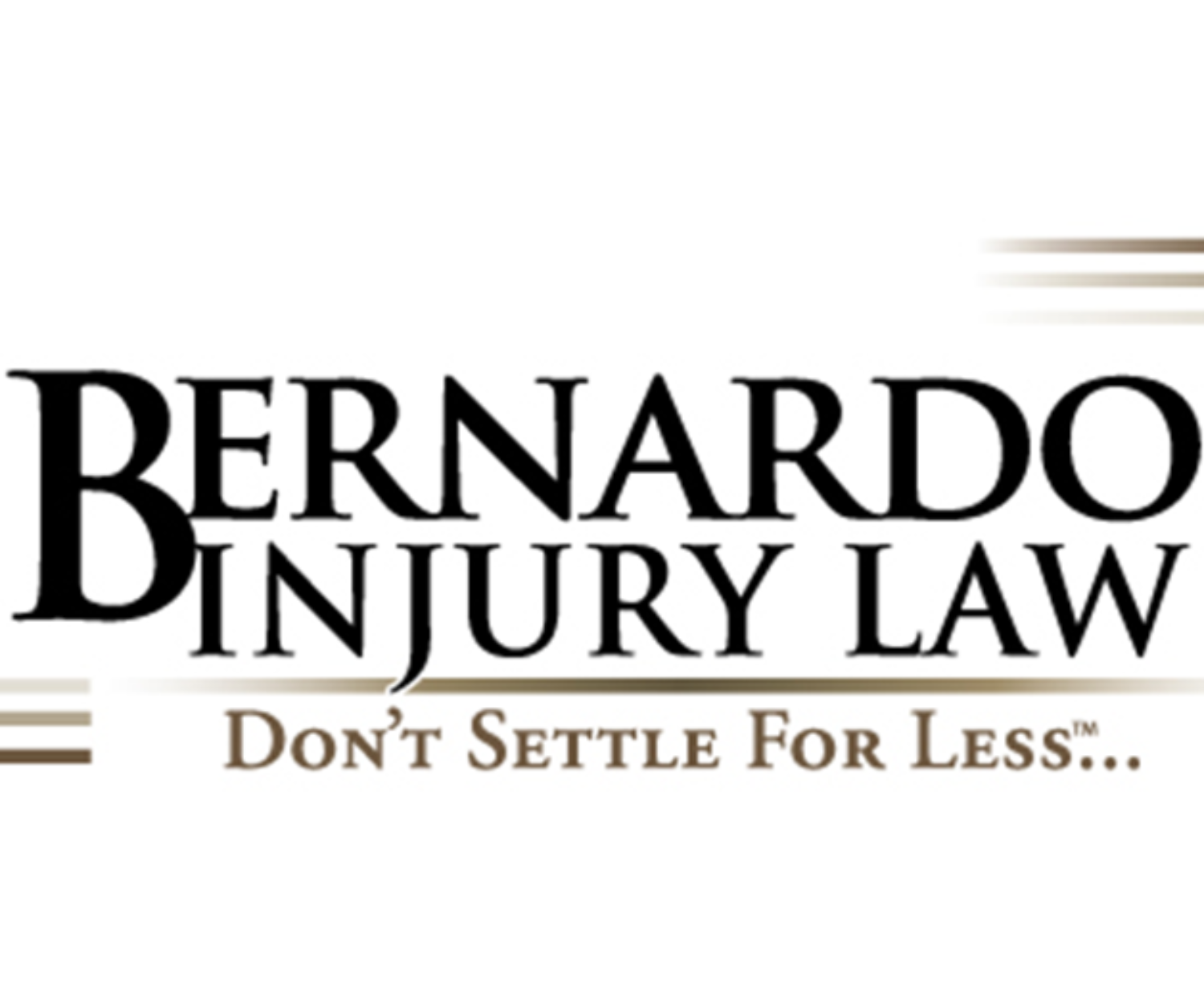 Bernardo Injury Law logo designed by Fort Myers public relations firm
