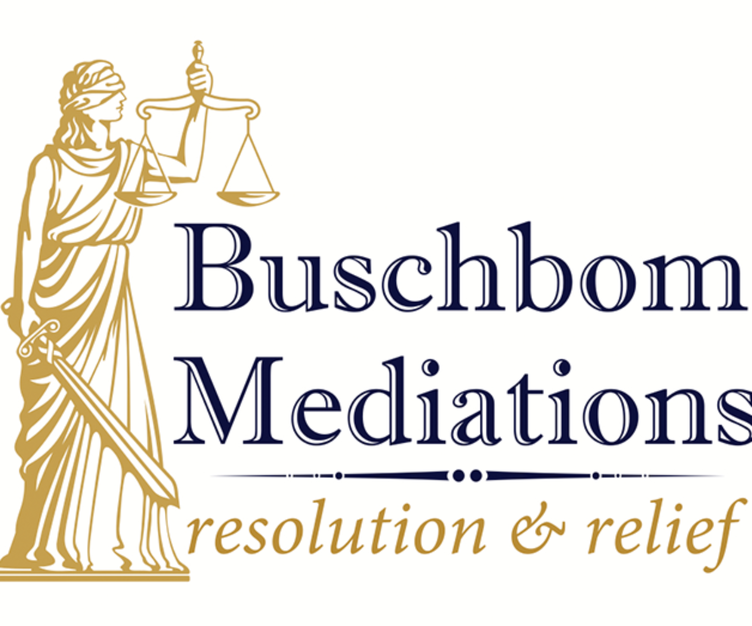 Fort Myers public relations firm CONRIC PR and Marketing designed the Buschbom Mediation logo.