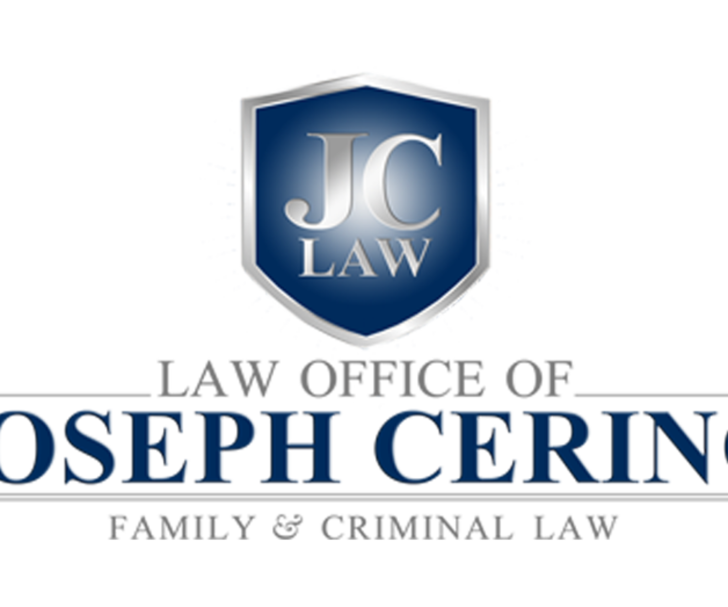 Fort Myers public relations firm designs Joseph Cerino law logo.