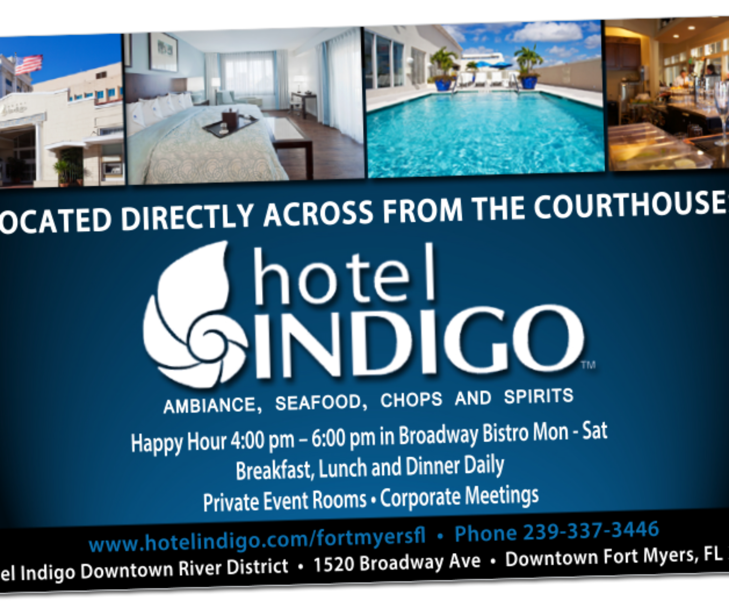 Fort Myers Hotel Indigo Ad by CONRIC PR and Marketing