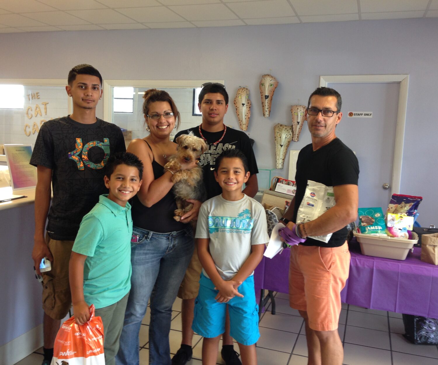 Alvarez Family with their newest family member. 