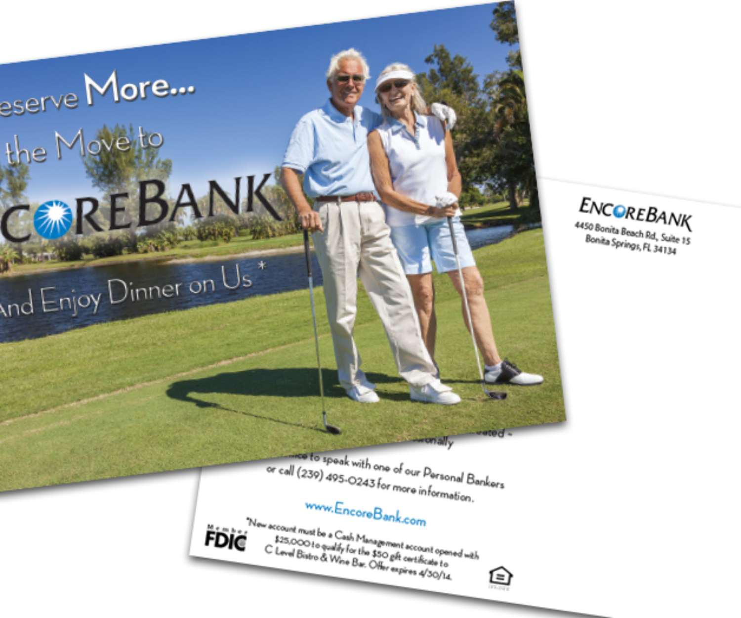 Encore Postcard designed by CONRIC PR & Marketing | Publishing