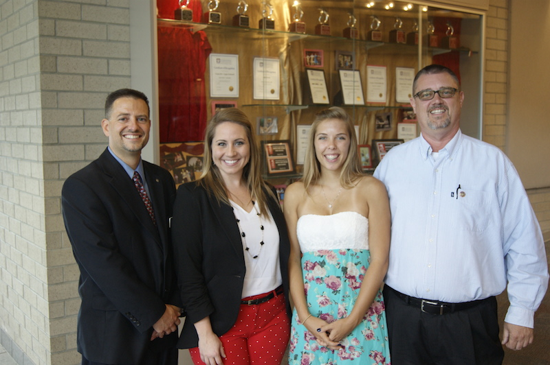 Rotary college scholarship recipient “re-gifts” her scholarship