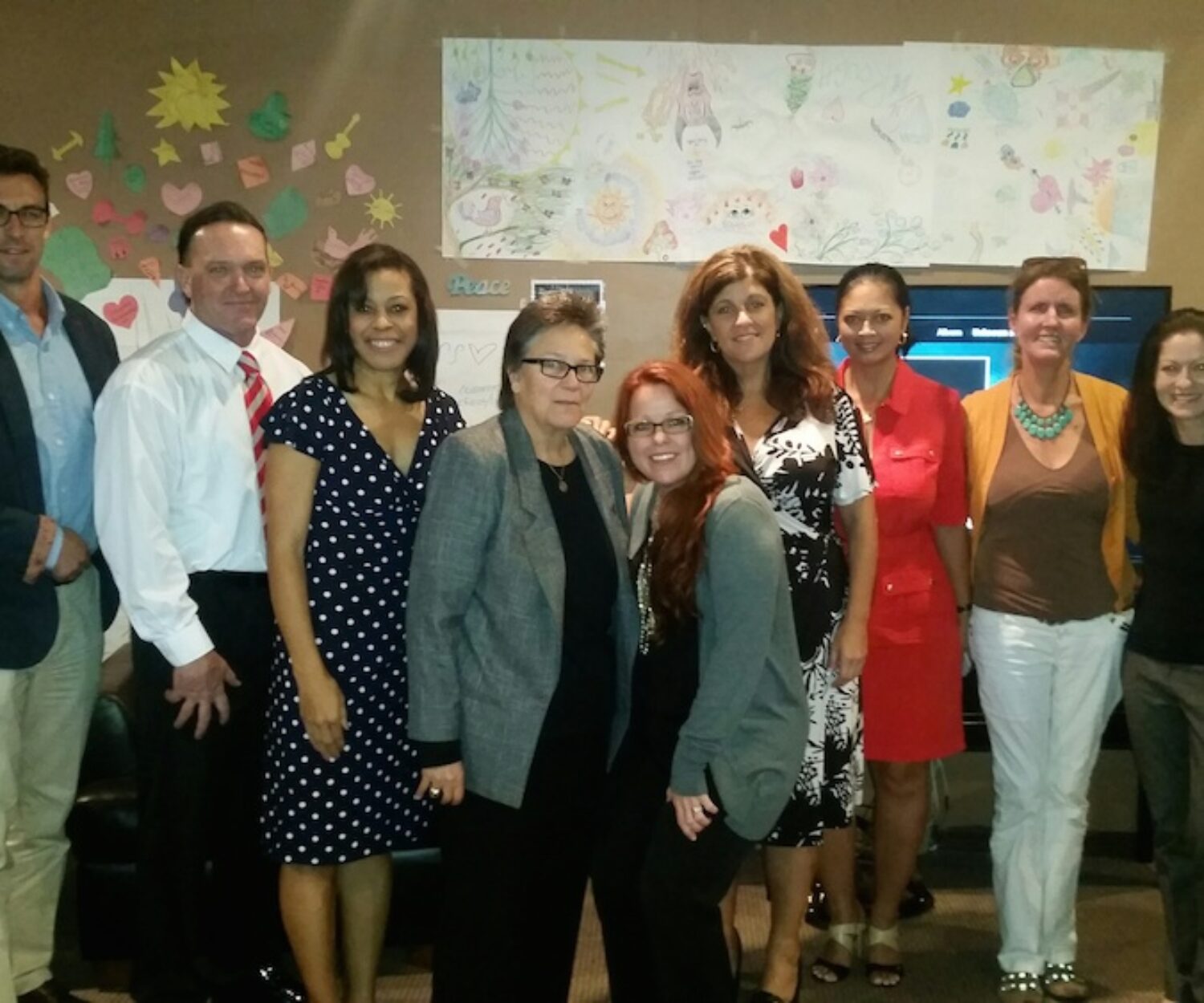 Attendees of Sovereign Health of Florida's Open House