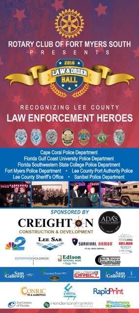 Rotary Club of Fort Myers South presents the 2016 Law & Order Ball