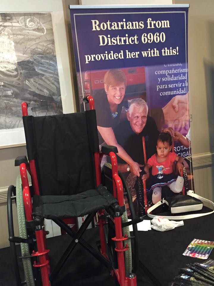 Rotary District 6960 steps up to support the Wheelchair Foundation  