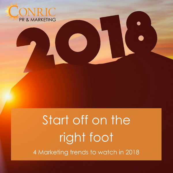Top 4 marketing trends for 2018