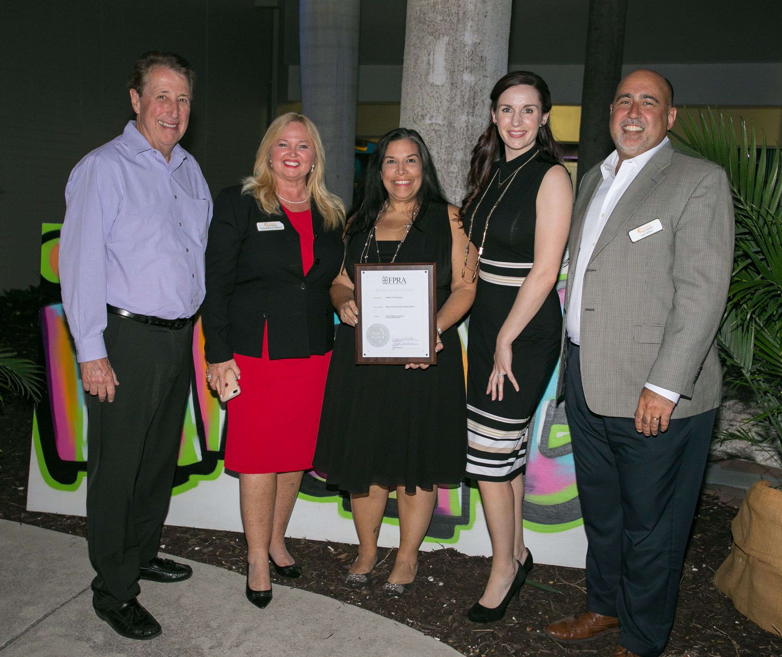 CONRIC PR & Marketing wins Award of Distinction from SWFL chapter of FPRA