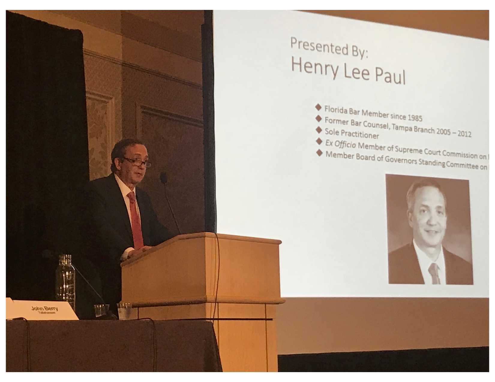 Local attorney talks ethics at Florida Bar seminar