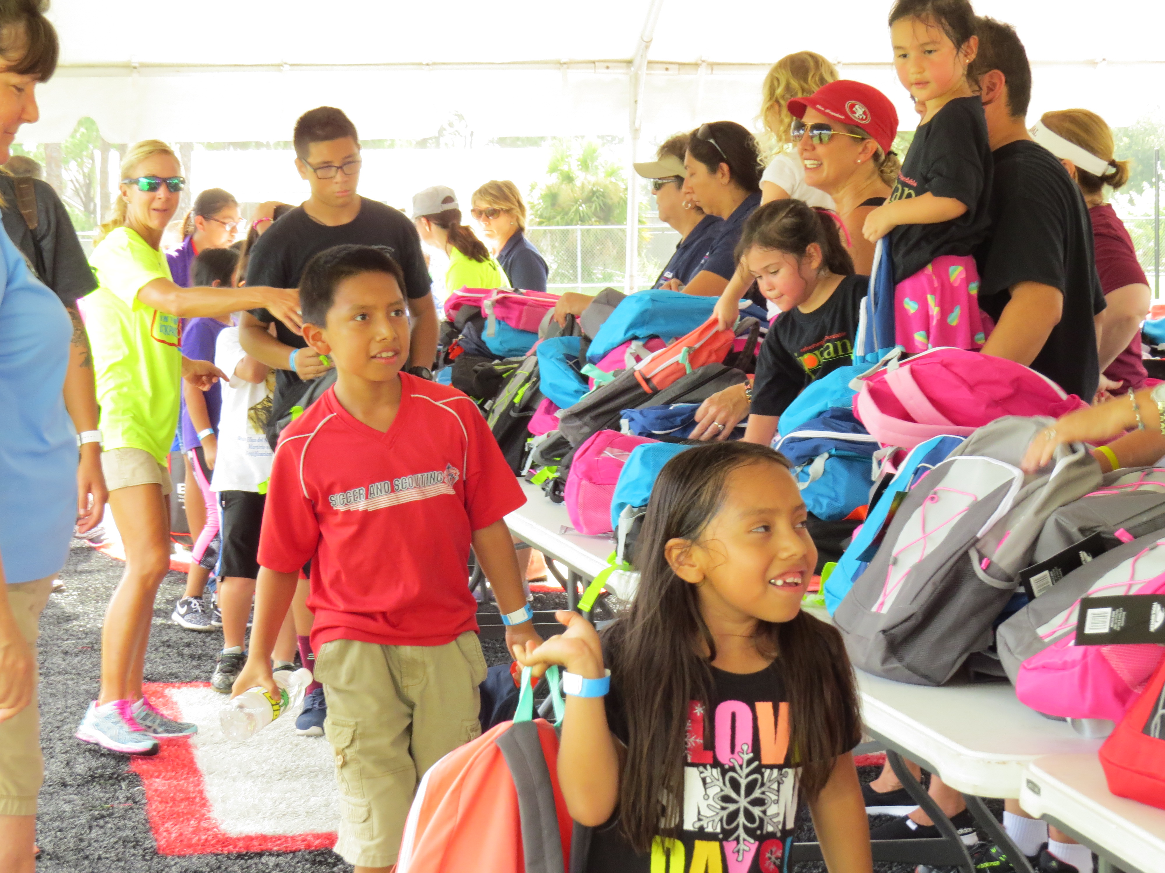 Lipman Family Farms hosts 7th annual Backpack Giveaway