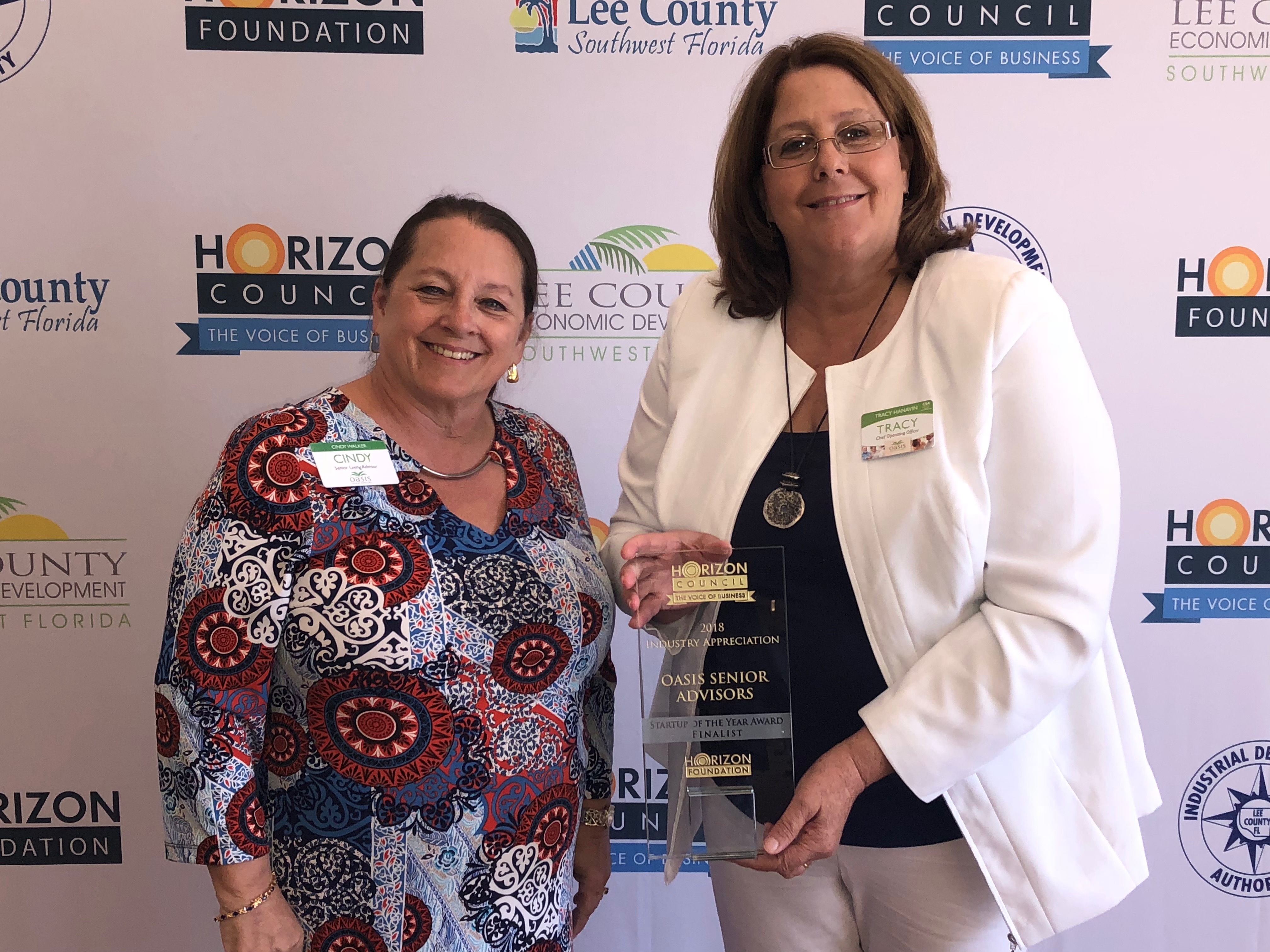 Fort Myers Oasis Senior Advisor named finalist for award
