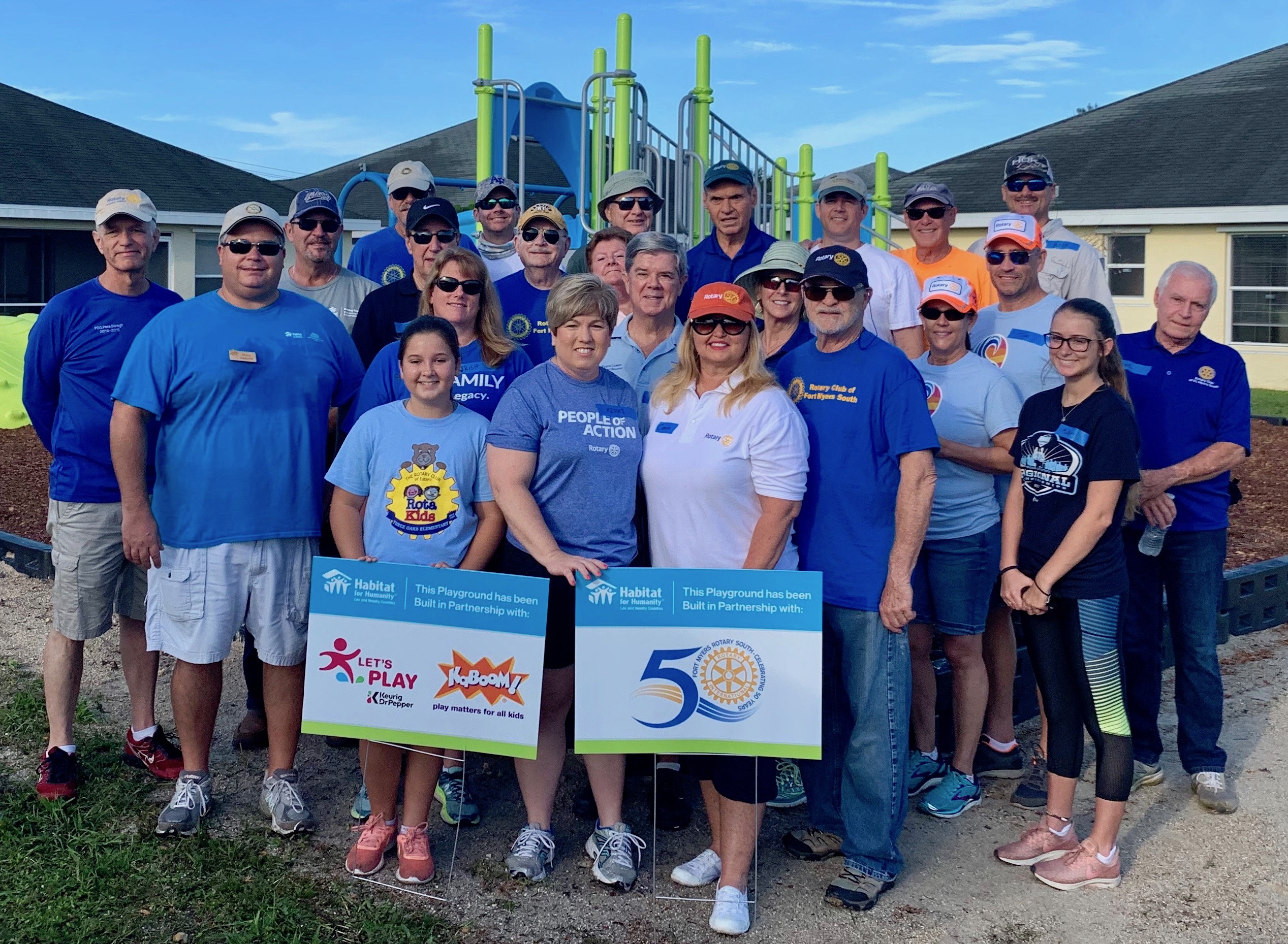 Rotary Club of Fort Myers South builds children’s park