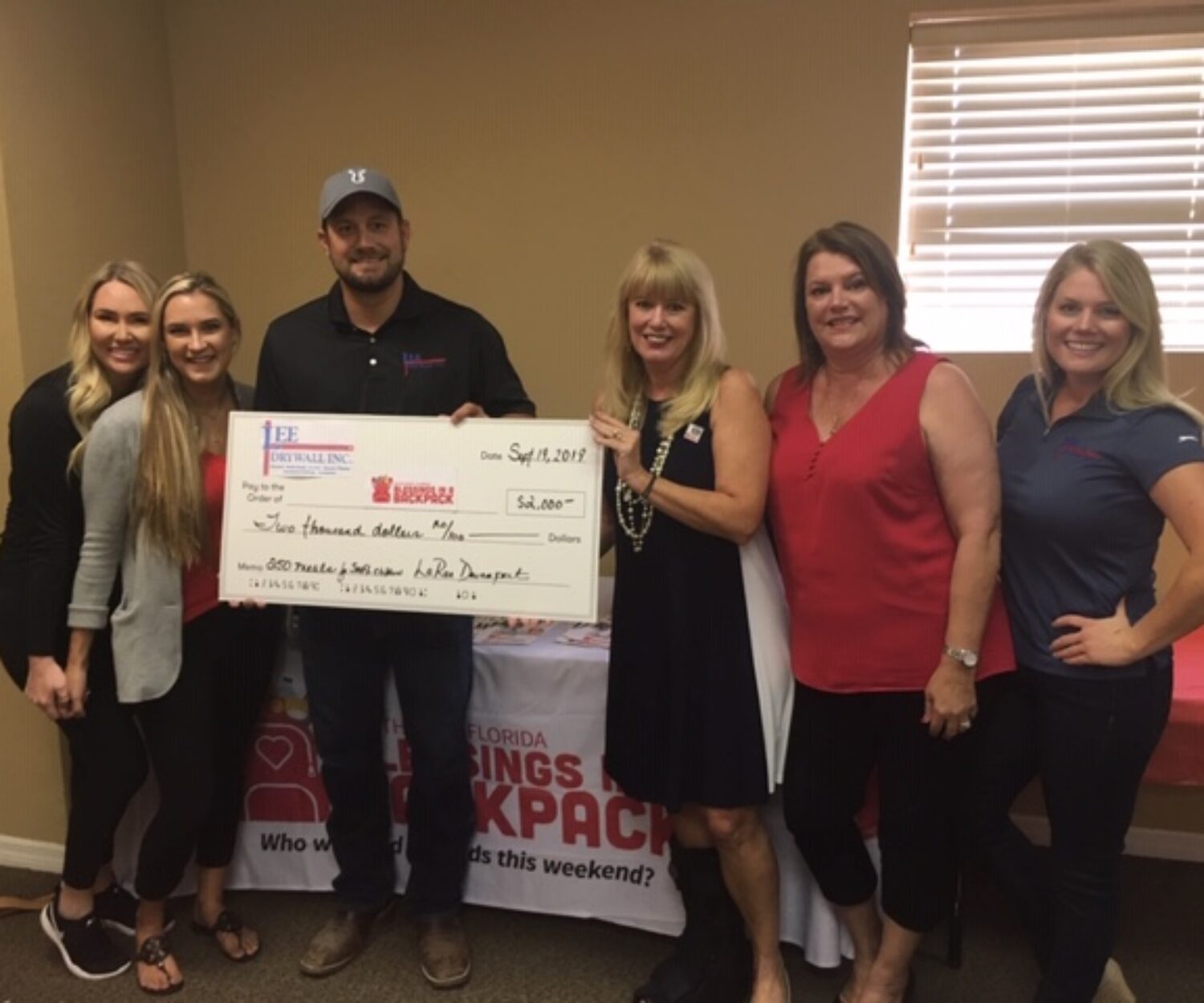 Chelsea Chirila, Katie Bohanon, Justin Lee, Cecilia St. Arnold, 
Lynne Kimmich and LaRae Lee Davenport.