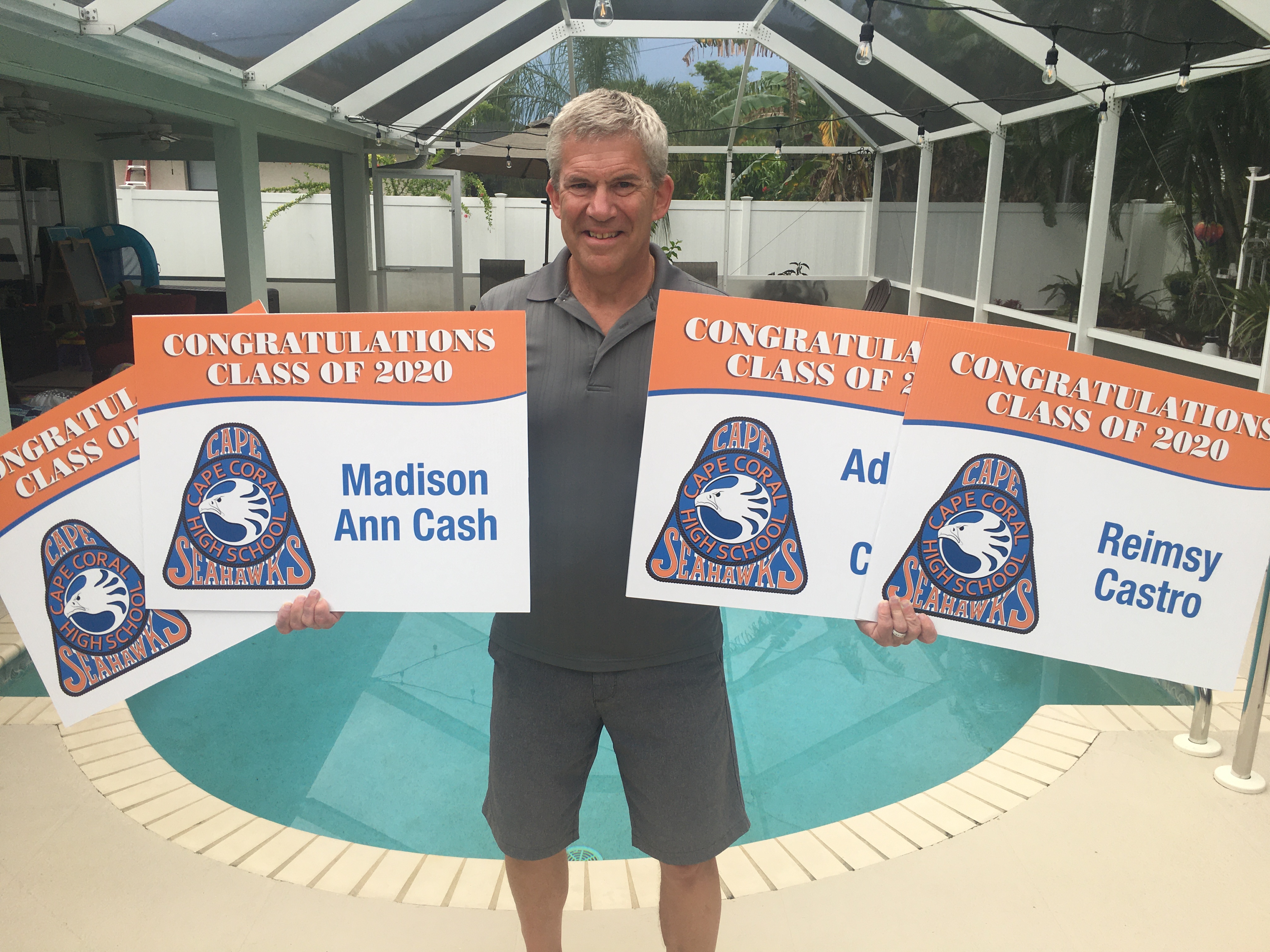 Community leader rallies organizations to honor Cape High graduates with special signs