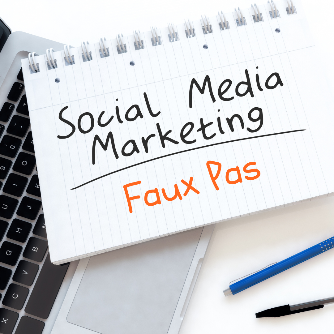 Social Media Faux Pas - CONRIC pr + marketing