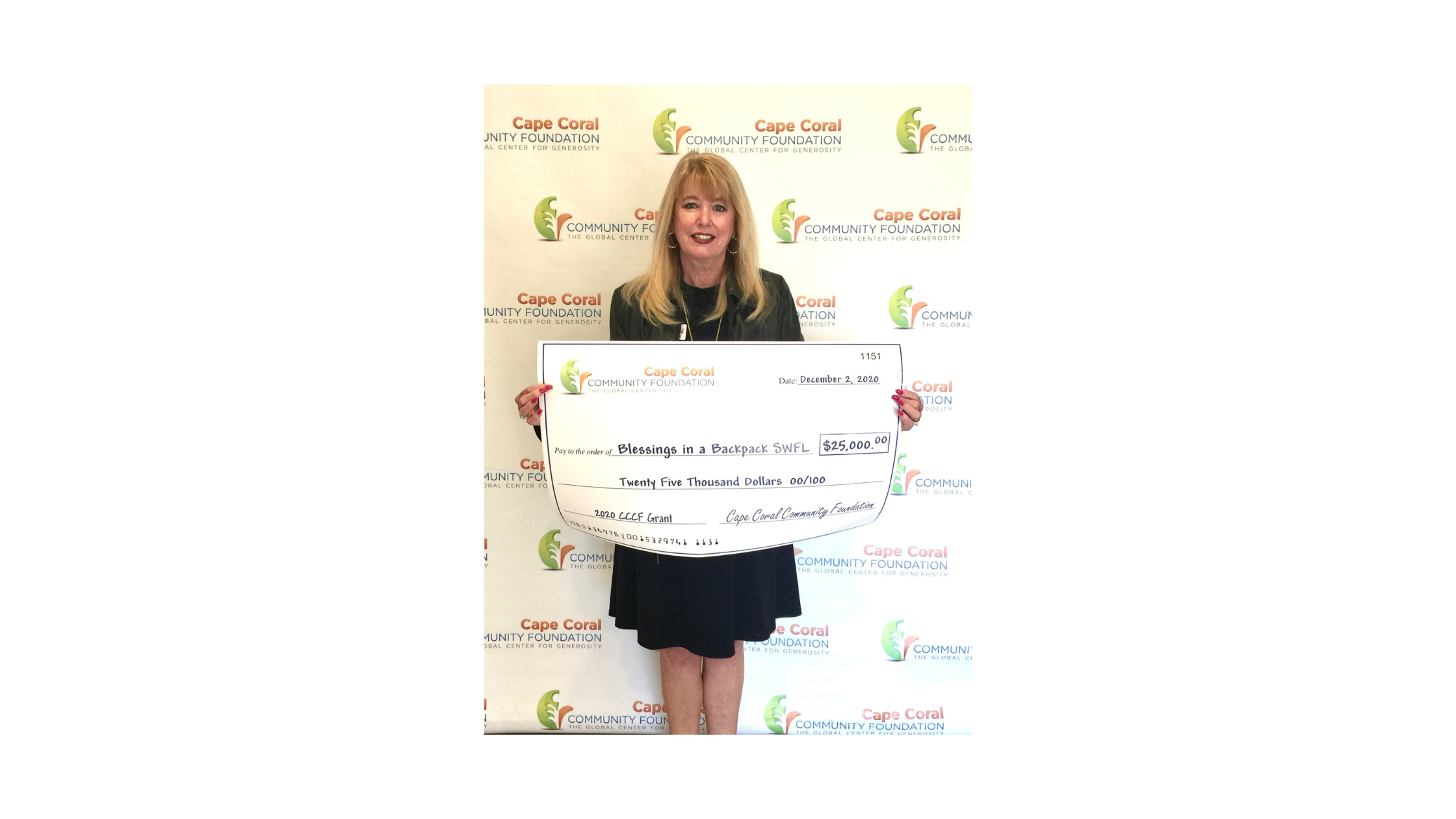 Blessings in a Backpack awarded a $25,000 COVID-19 grant from Cape Coral Community Foundation