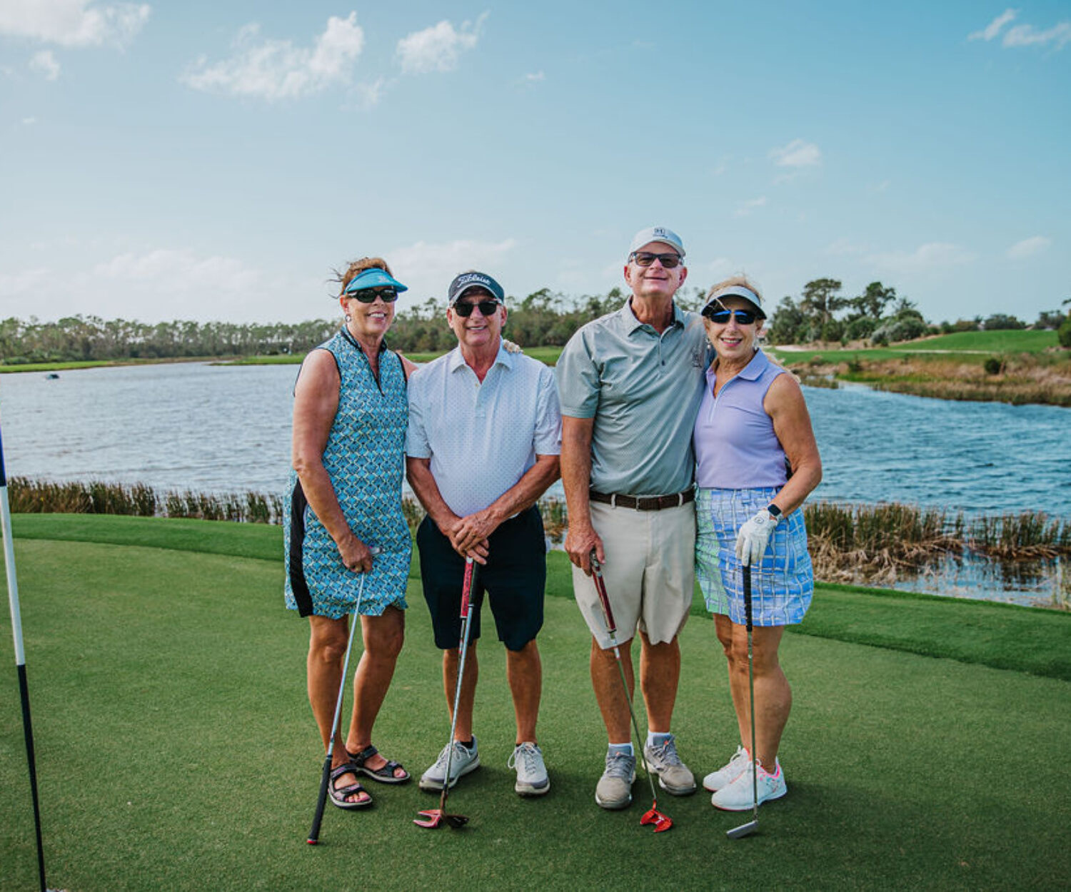 Cheryl and Bob Pradelski and Sherri and Steve Regester 