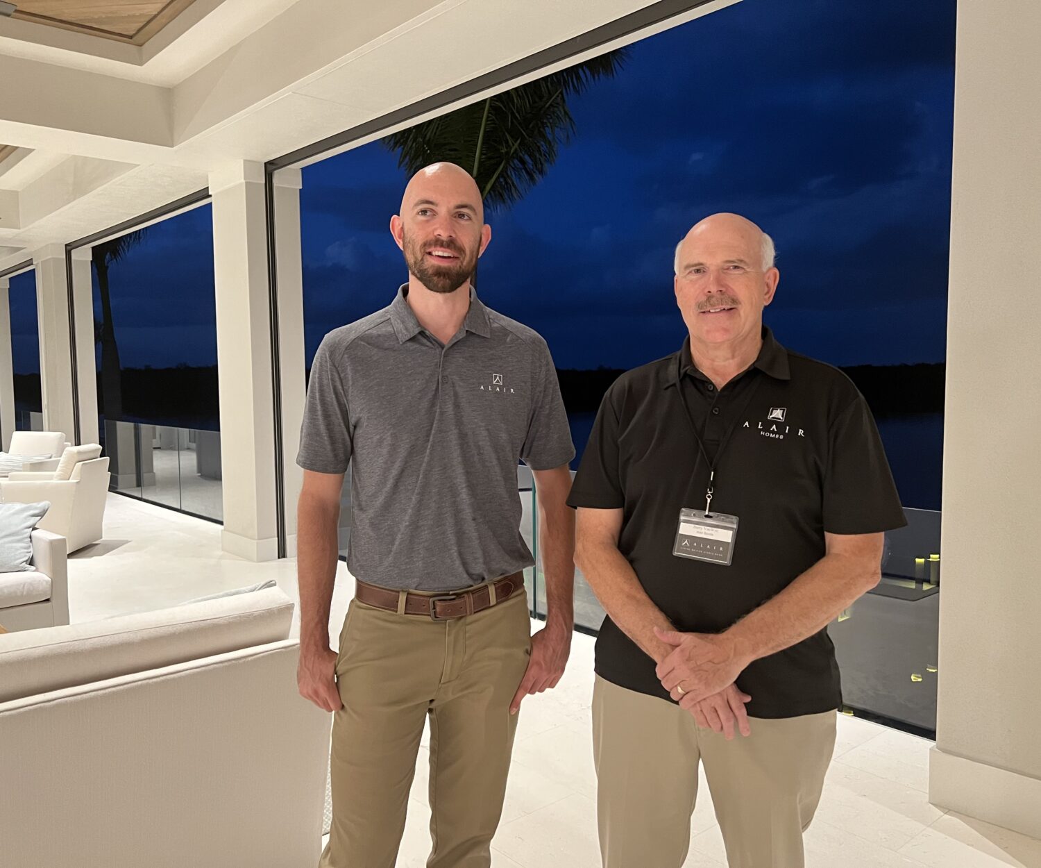 Left to right: Kyle VanWye and Barry VanWye (Alair Homes Bonita Springs)