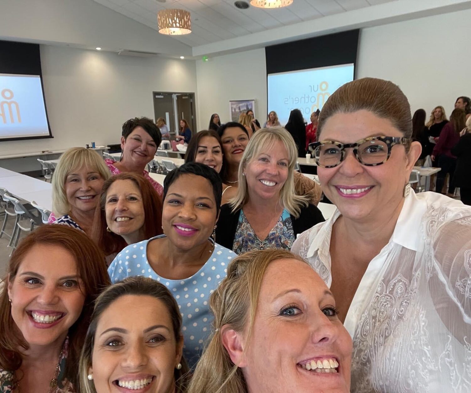 Attendees at the Women on the Rise event hosted by Our Mother's Home