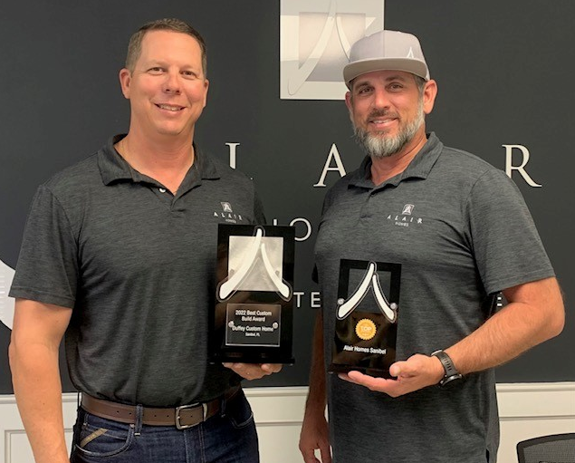Alair Sanibel takes it home: builder wins two top awards at international convention