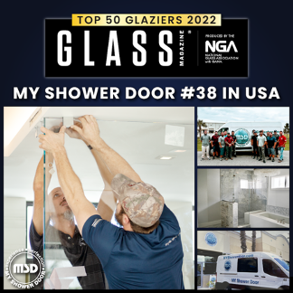 MY Shower Door / D3 Glass named among top 50 glaziers in the U.S.