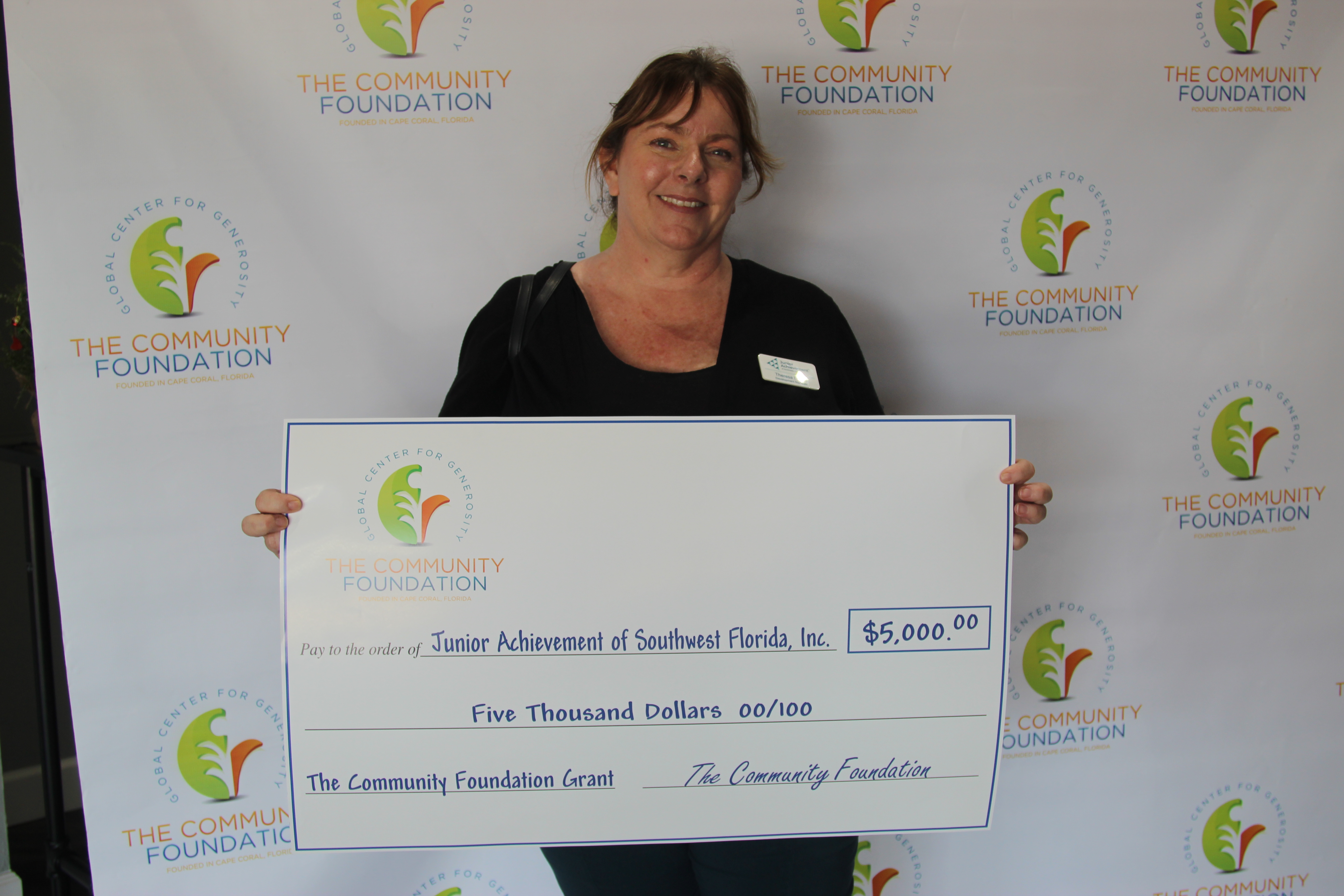 Junior Achievement awarded $5,000 Community Foundation grant