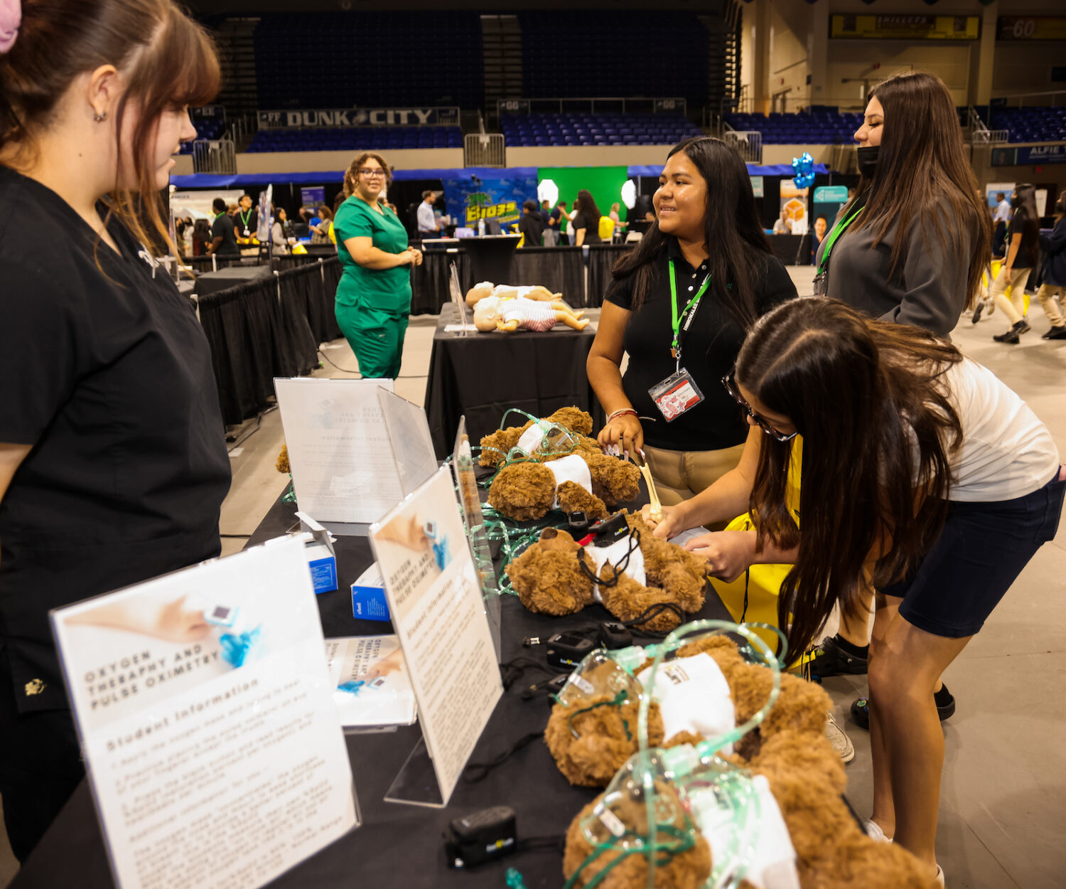 Eighth grade Lee and Collier County students attended Junior Achievement of Southwest Florida’s first ‘Inspire’ career expo at Alico Arena to learn about future career options in the region.